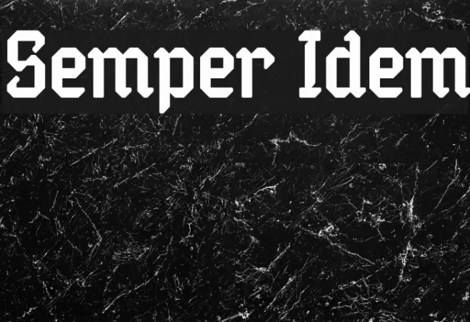 Semper Idem Example 3