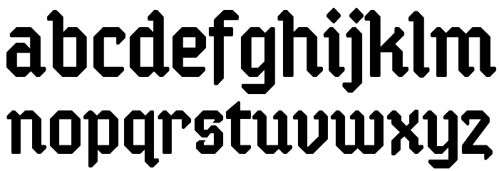 Semper Idem Font LOWERCASE