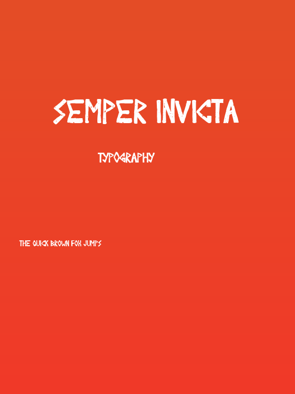 Semper Invicta Poster