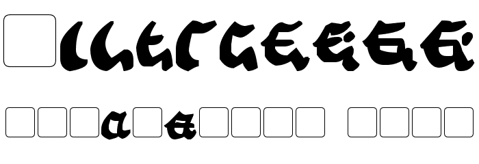 Semphari Bold Font OTHER CHARS
