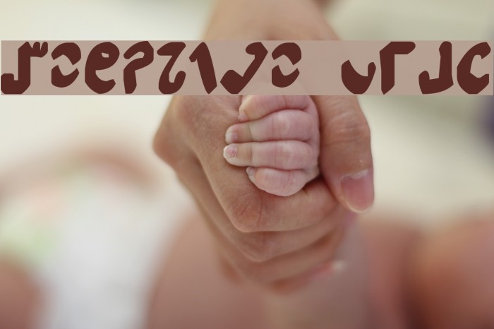 Semphari Bold Font examples