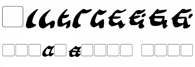 Semphari Italic Font OTHER CHARS