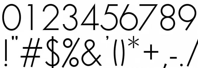 Semplicita-Light Font OTHER CHARS