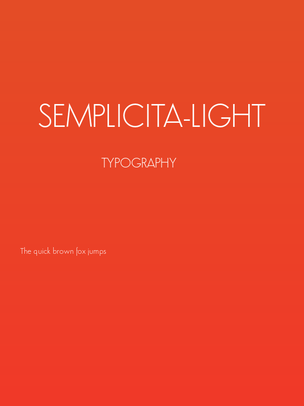 Semplicita-Light Poster