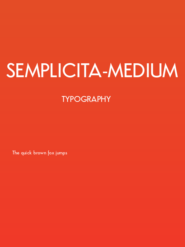 Semplicita-Medium Poster