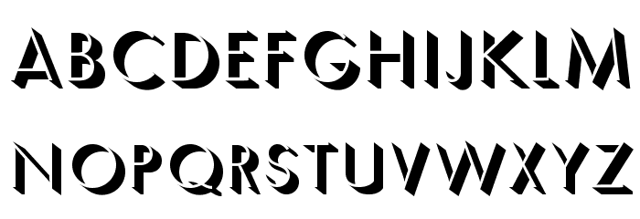 Semplicita-Ombra Font LOWERCASE