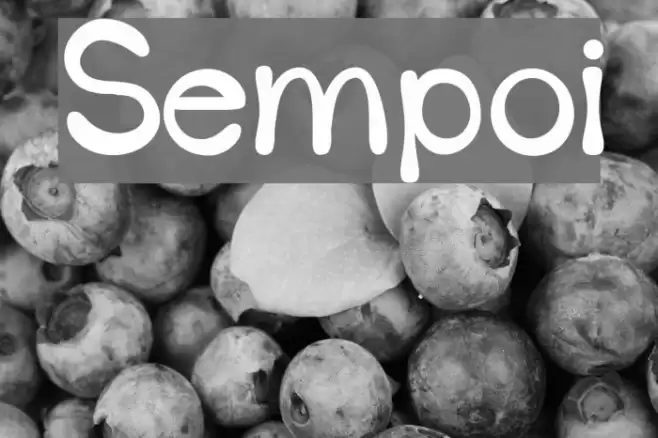Sempoi Font examples