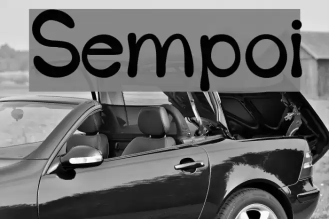 Sempoi Font examples