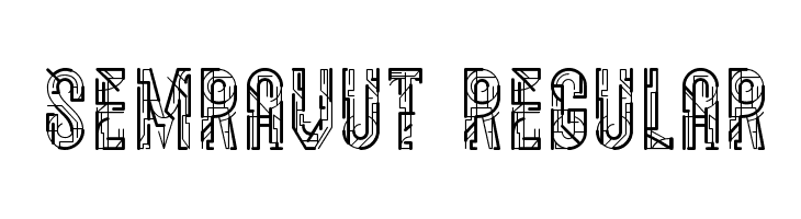 Semravut Regular  Descarca Fonturi Gratis