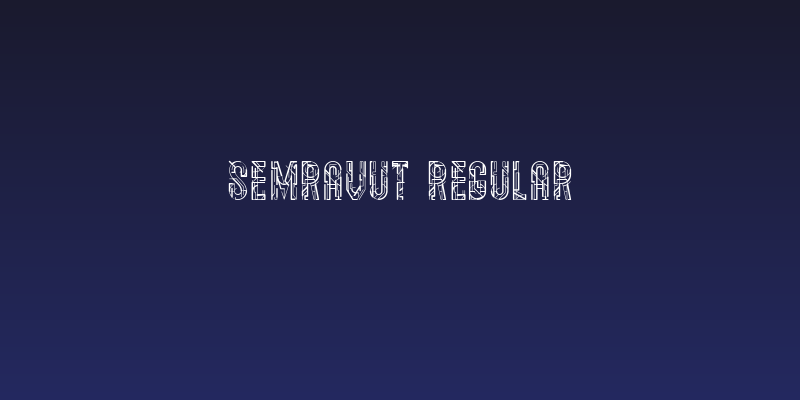 Semravut Regular Social Header