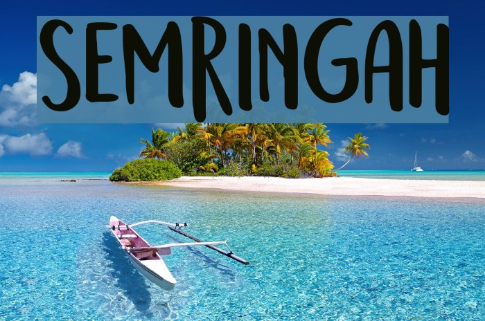 Semringah फ़ॉन्ट examples