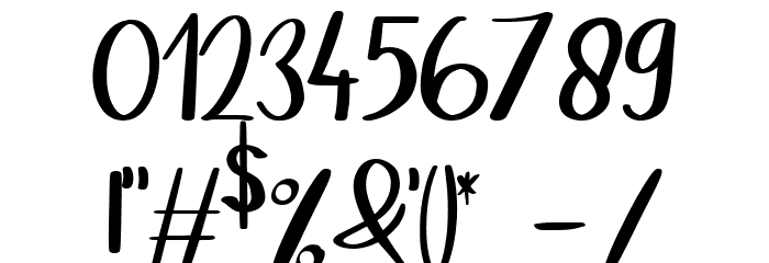 Semtain Font OTHER CHARS