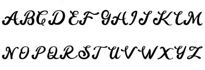 Semtain 字体 大写