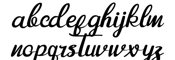 Semtain Font LOWERCASE