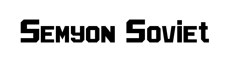 Semyon Soviet  Fuentes Gratis Descargar