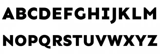 Sen ExtraBold フォント 大文字