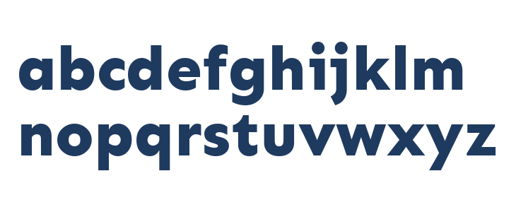 Sen ExtraBold Lowercase