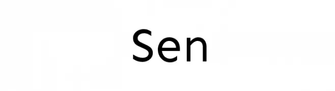 Sen  フリーフォントのダウンロード