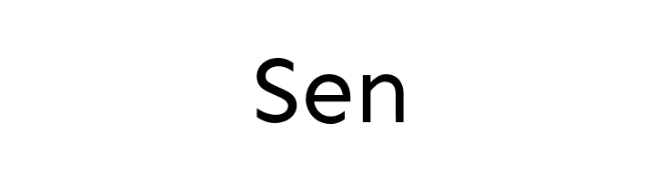 Sen  नि: शुल्क फ़ॉन्ट्स डाउनलोड