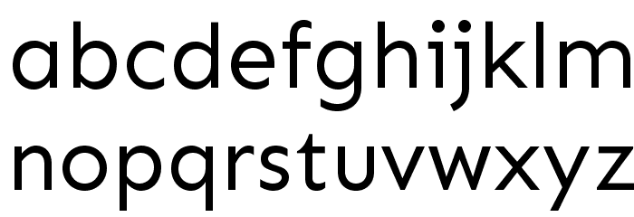 Sen Font LOWERCASE