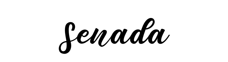 Senada  नि: शुल्क फ़ॉन्ट्स डाउनलोड