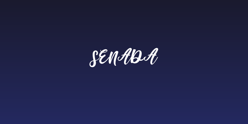Senada Social Header