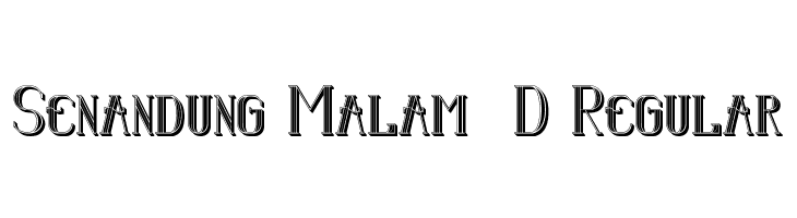 Senandung Malam 3D Regular  لخطوط تنزيل