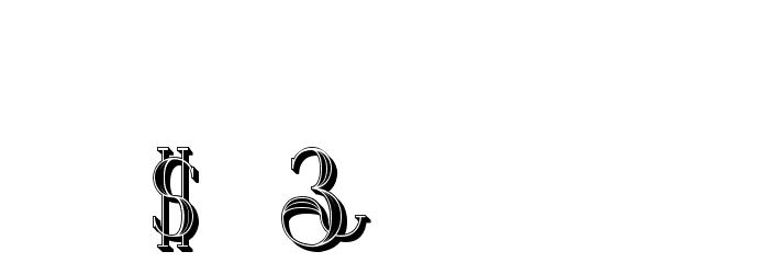 Senandung Malam 3D Regular Font OTHER CHARS