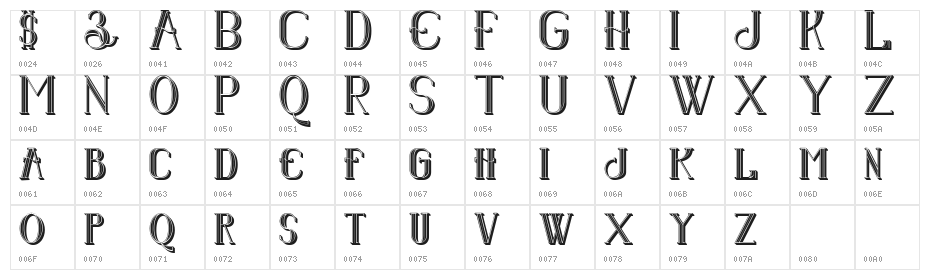 Senandung Malam 3D Regular Character Map