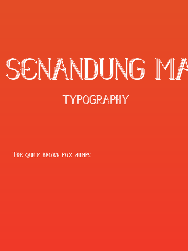 Senandung Malam 3D Regular Poster