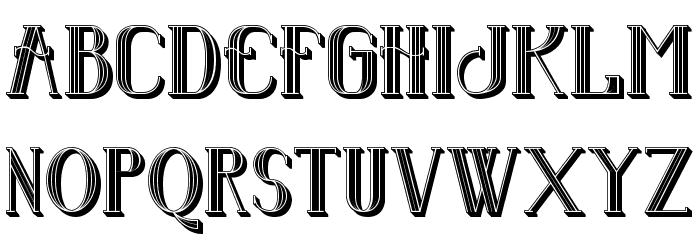 Senandung Malam 3D Regular Font LOWERCASE