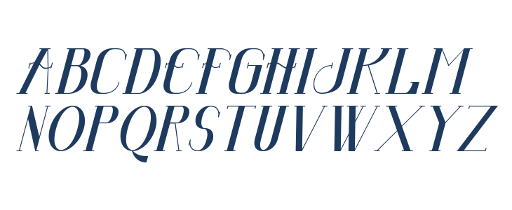 Senandung Malam Bold Italic Lowercase