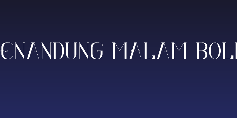 Senandung Malam Bold Social Header