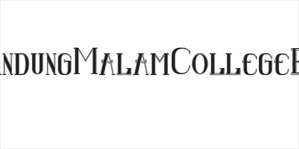 Senandung Malam College Bold Logo