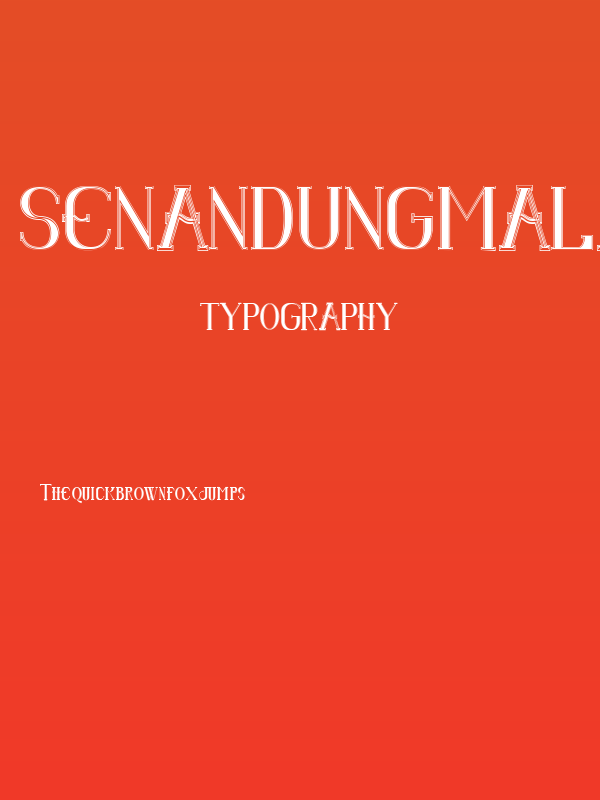 Senandung Malam College Bold Poster