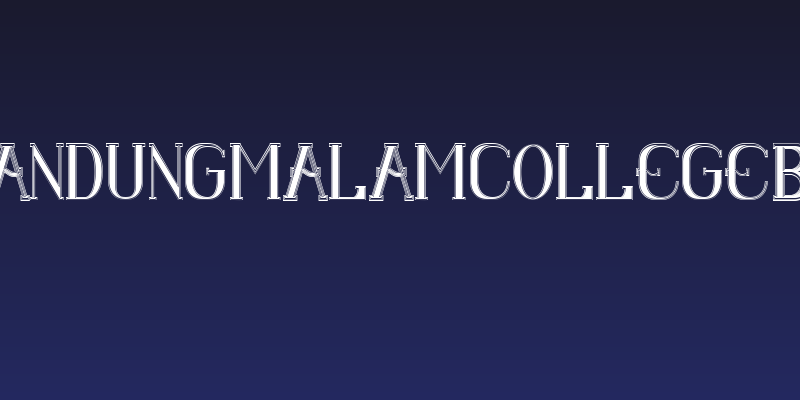 Senandung Malam College Bold Social Header