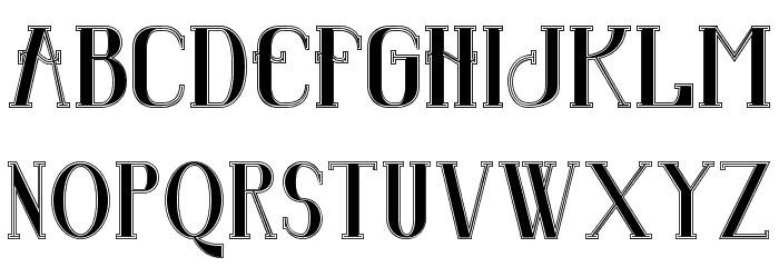 Senandung Malam College Bold Schriftart Kleinbuchstaben