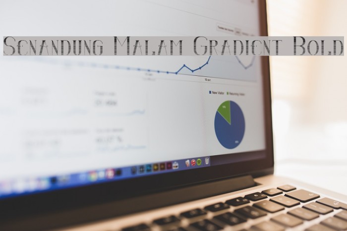 Senandung Malam Gradient Bold Font examples