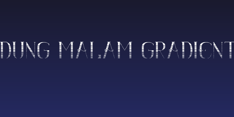 Senandung Malam Gradient Bold Social Header