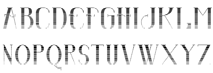 Senandung Malam Gradient Bold Font LOWERCASE