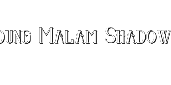 Senandung Malam Shadow Bold Logo