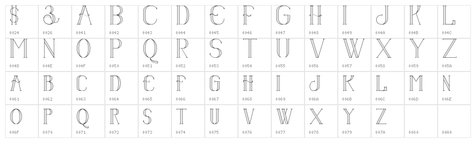 Senandung Malam Character Map