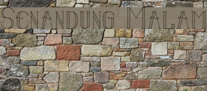 Senandung Malam Font examples