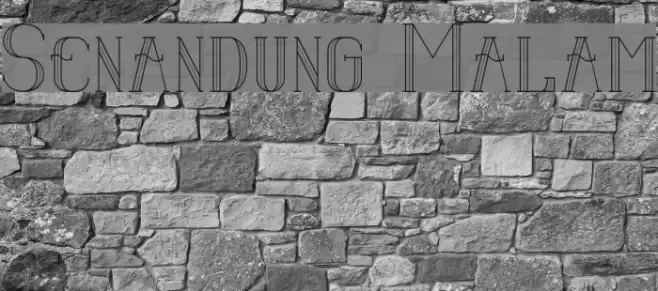 Senandung Malam Font examples