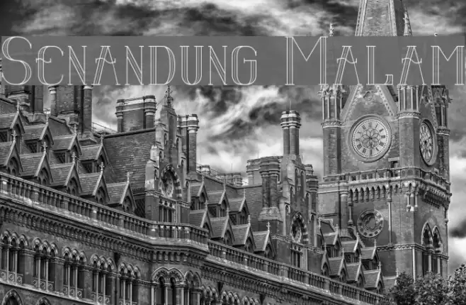 Senandung Malam Font examples
