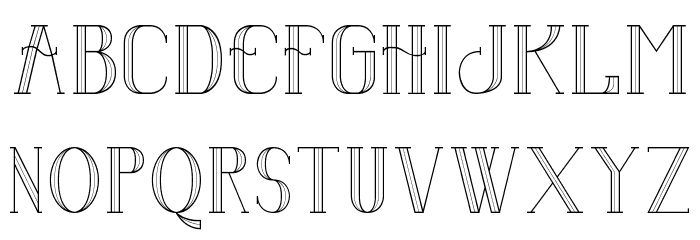 Senandung Malam Font LOWERCASE