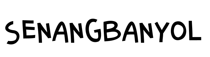 SenangBanyol  font caratteri gratis
