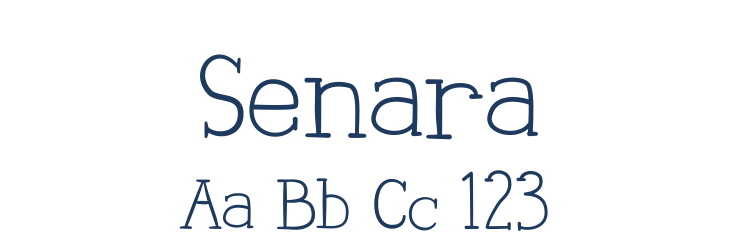 Senara Font Preview