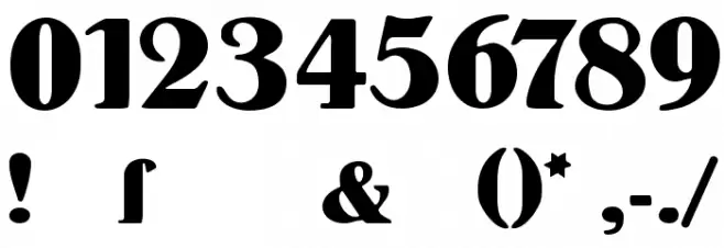 Senats-Antiqua Font OTHER CHARS