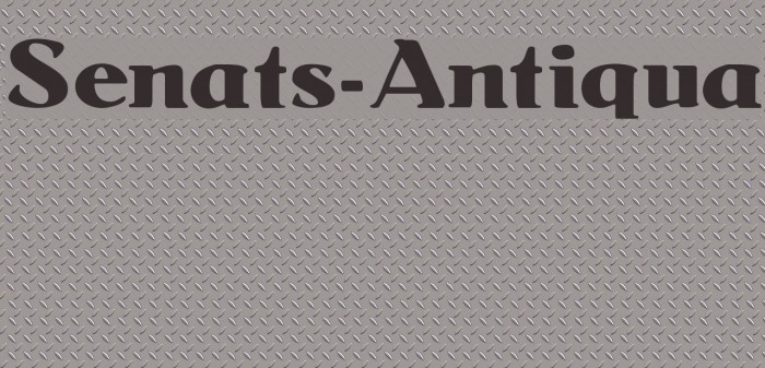 Senats-Antiqua Fonte examples